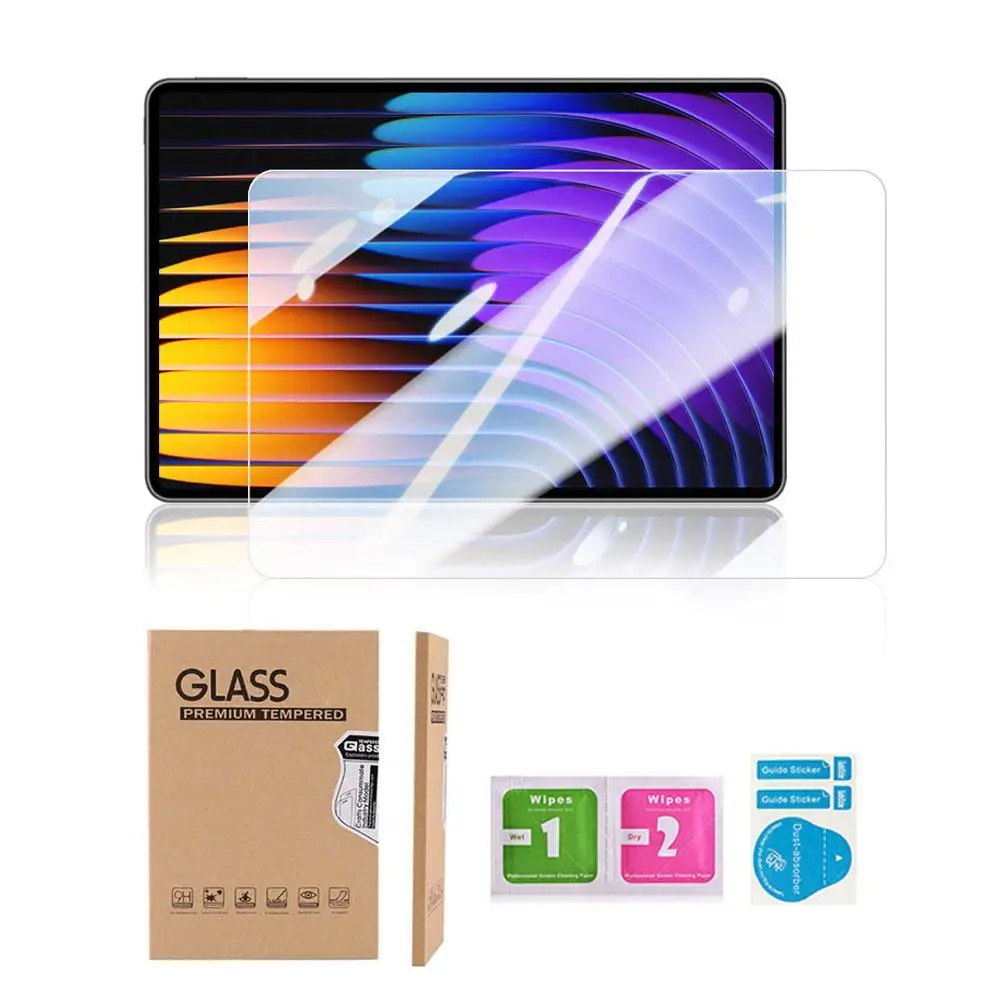 Protector de pantalla para tableta Xiaomi Pad 7 Ultra, película protectora antiarañazos de dureza 9H, funda de vidrio templado con claridad HD, amigable