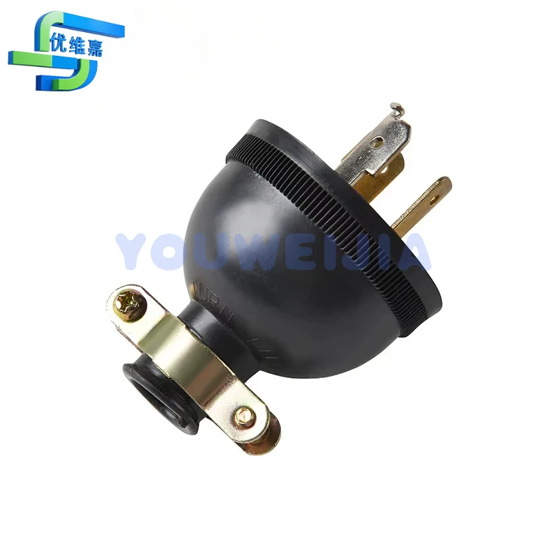 30A 250V USA 3-pin Socket Industrial Power Wired Lock Connector Generator Accessories
