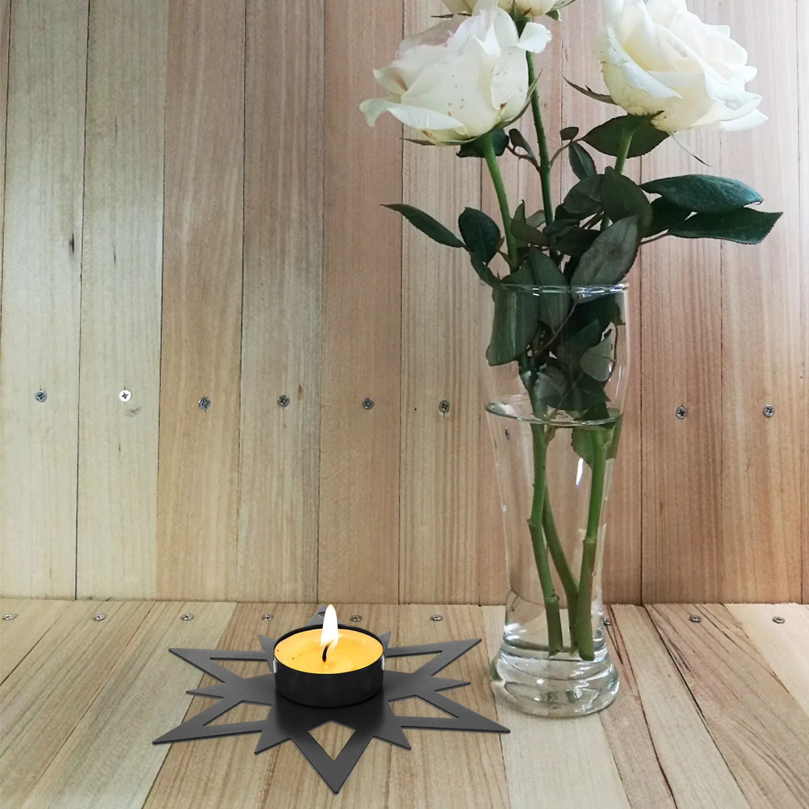 2pcs Metal Holder Decorative Taper Candlestick For Tabletop Home Decoration Vintage Style Desktop Stand Party Wedding