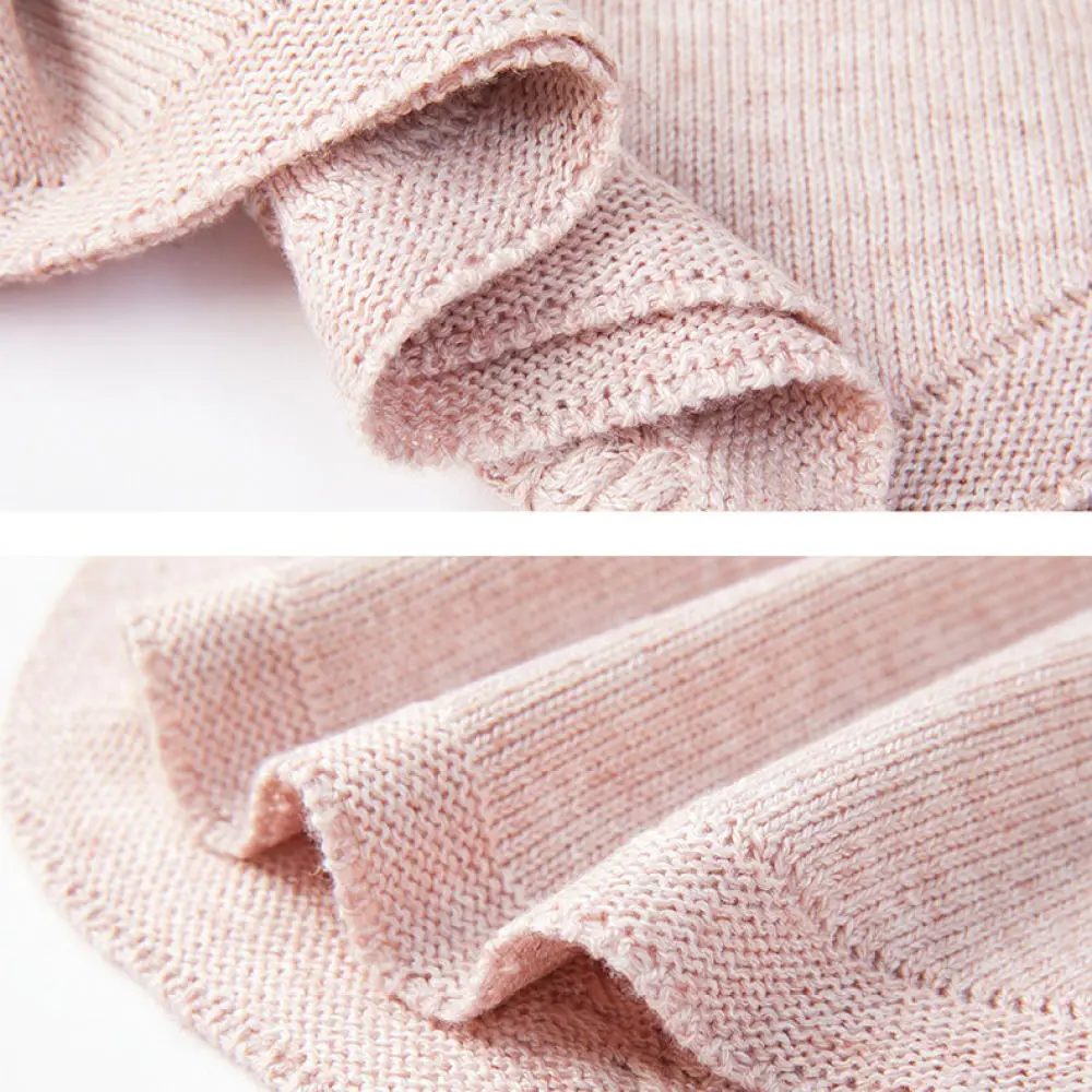 Fashionable Cable Knit Neck Warmer Soft Cashmere Blend Fake Collar Cape Elegant Winter Scarf Shawl For Women Autumn