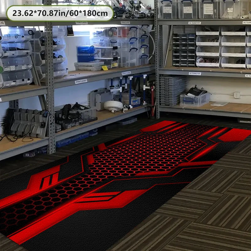 

VIKAMA Geometric Design Technology Inspired Floor Markings for Workshops Lanes Easy Clean & Machine Washable Surfaces