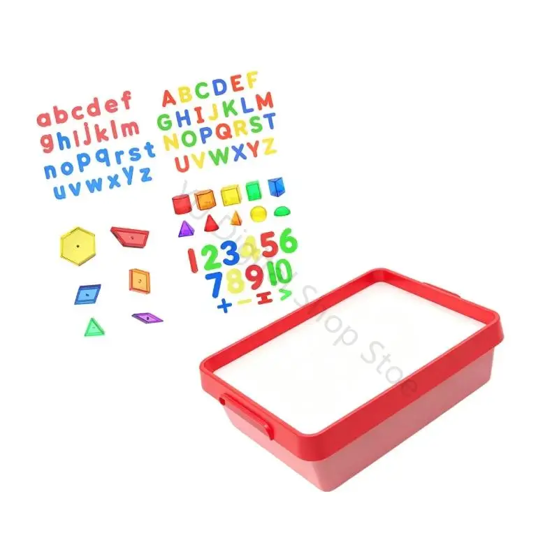96BA Children Light Up Tracing Board LED Light Table with Clear Panel and USB Power