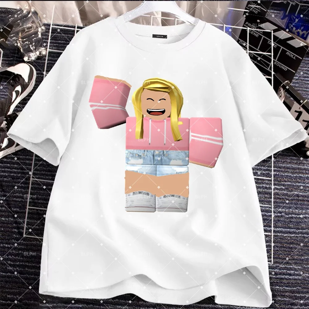 

Парные футболки для детей и взрослых в стиле ROBLOX с крутым дизайном в стиле ниндзя для семейного отдыха