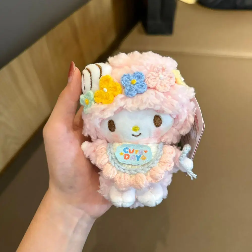 Sanrio Piano Cross Dressing Series Soft Plush Filling Doll Keychain Backpack In-Vehicle Hanging Ornaments Girl's Birthday Gift