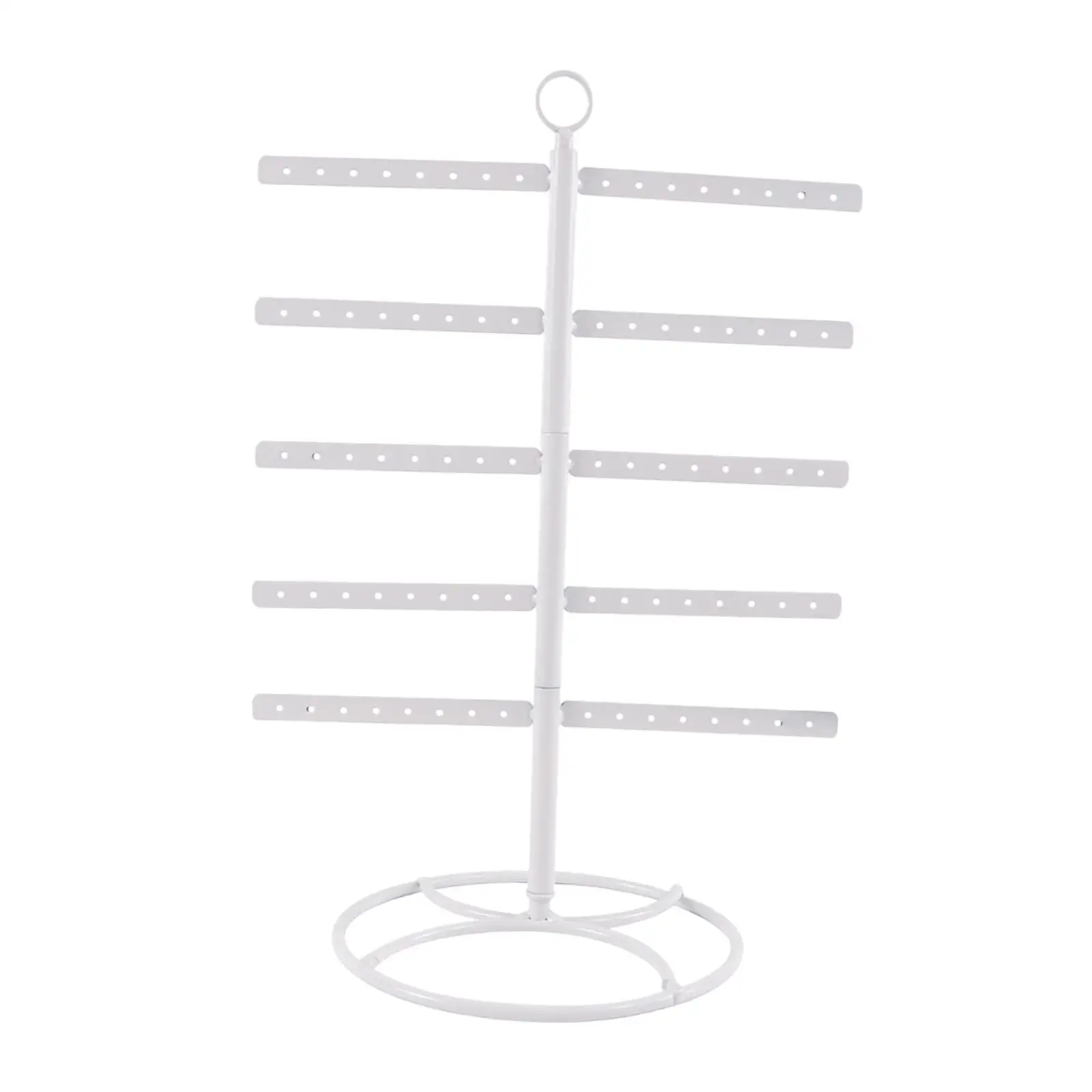 منظم القرط، حامل عرض المجوهرات، حامل عرض القرط المعدني، منظم المجوهرات لمتجر البائعين في المنزل #4