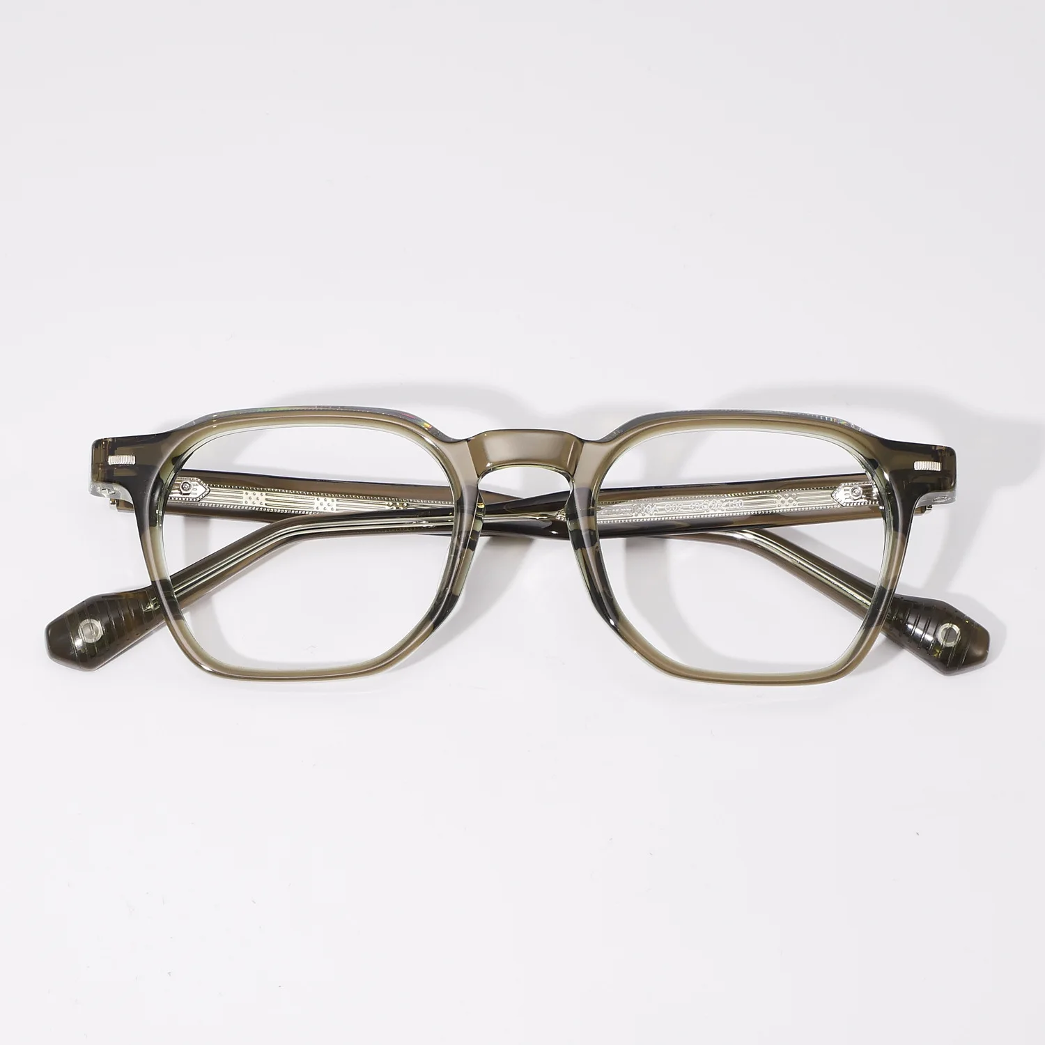 Belight Optical Gear Screw Design Vintage Retro Handmade Acetate  Eyeglasses Frame Prescription Lens 23009