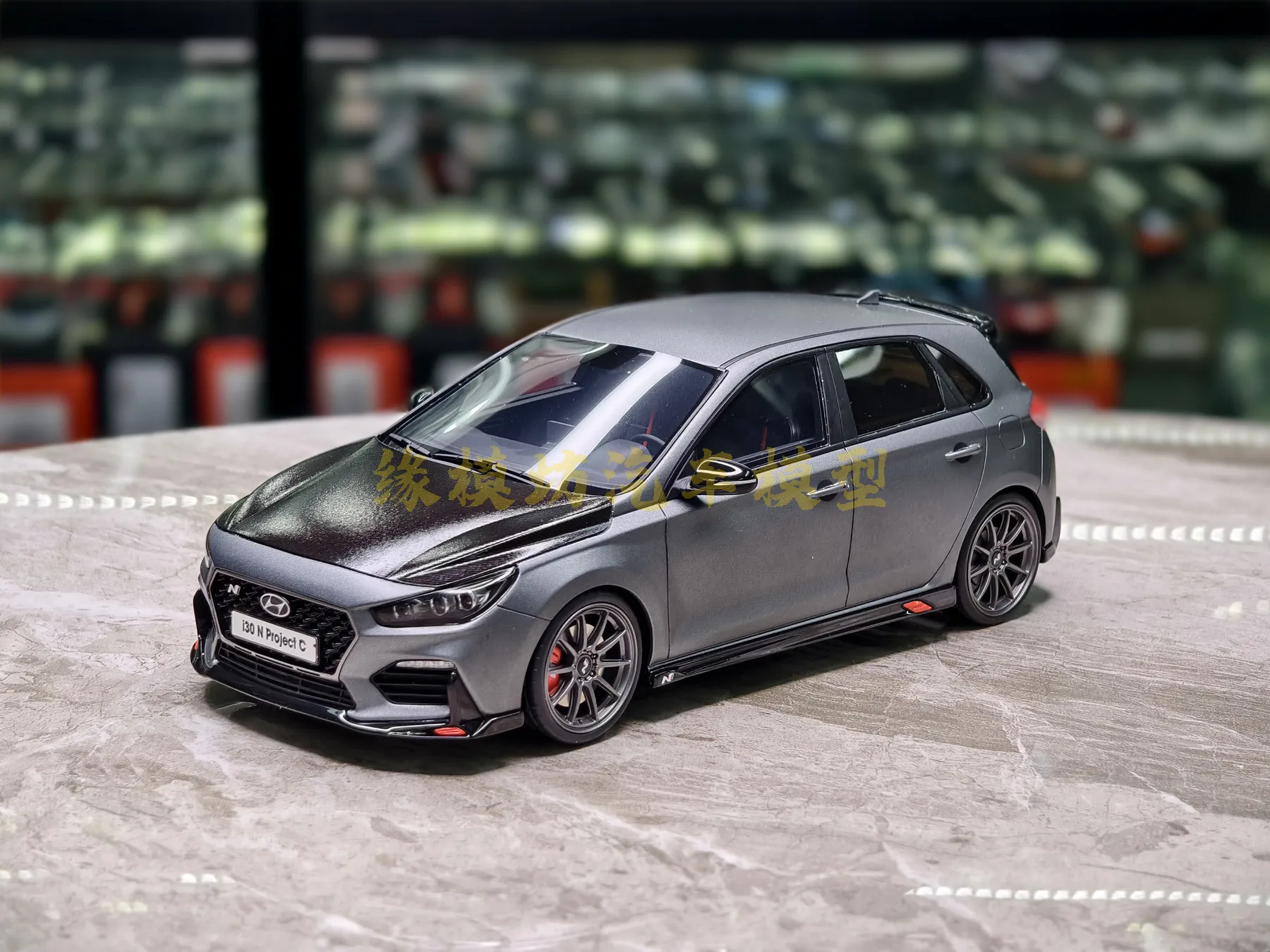 

OTTO 1:18 I30 N PROJECT C SHOOTING STAR MET 2017, имитация ограниченной серии, смола, металлическая статическая модель автомобиля, игрушка в подарок