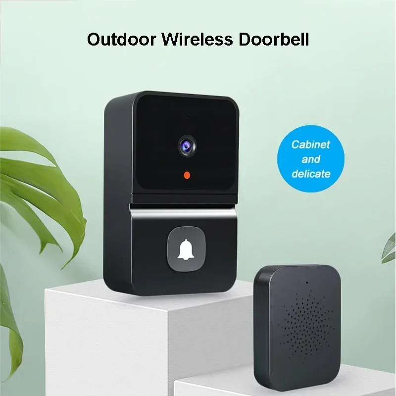 Tuya Wireless WiFi Doorbell Camera Waterproof 720P HD Video Door Bell Smart Outdoor Wireless Doorbell With Camera Night Vision