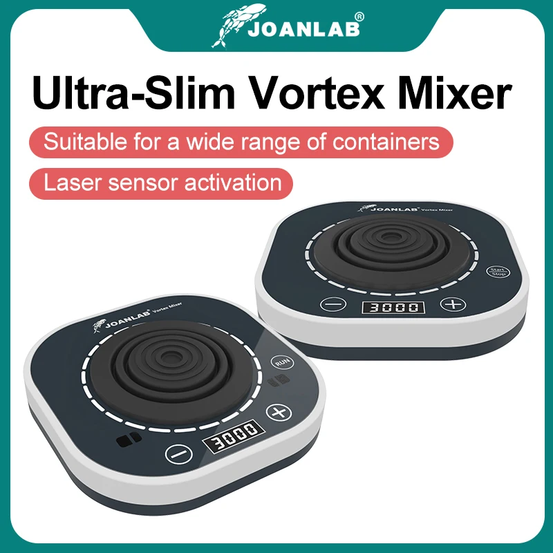 JOANLAB Vortex Mixer Laboratory Shaker Tattoo Pigment Nail Polish Liquid Ink Mixer 3000rpm VM-400Max