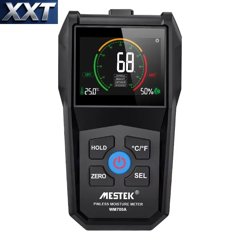 XXT Moisture Meter Building Material Humidity Tester Wood Humidity Tester Digital Hygrometer Non-Invasive Wood Moisture Meter