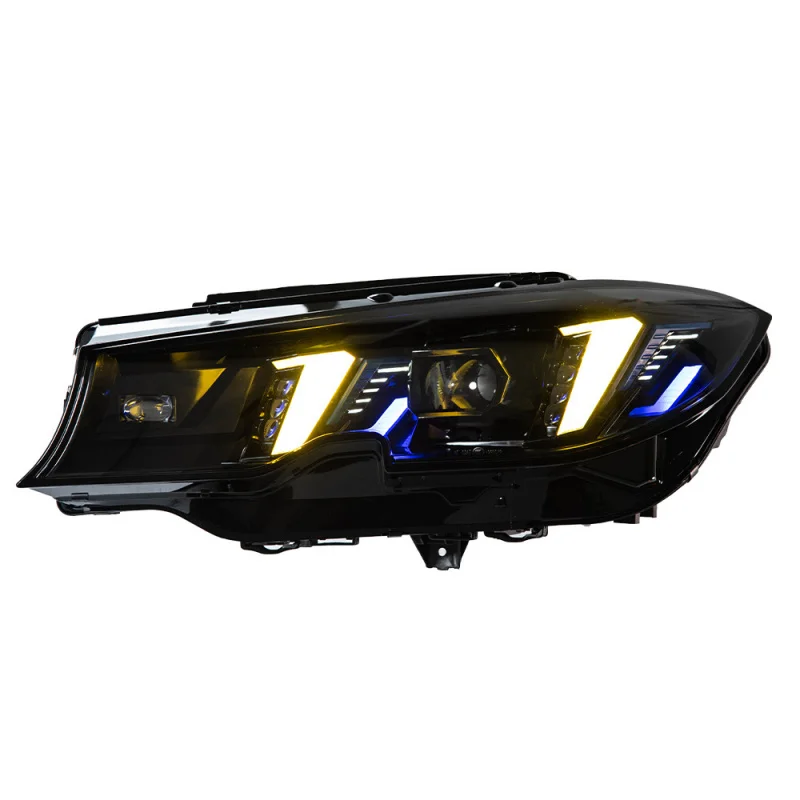 

￼ Suitable for Special BMW G20/G28 2019-2025 Modified Fang Style LED Dual Color Daytime Running Turn Signal Light C