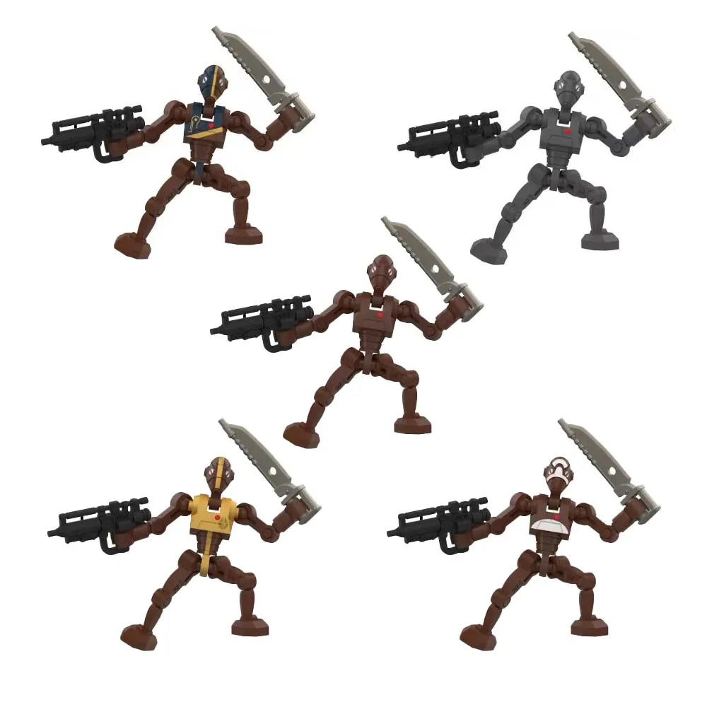 MY901-MY915 Space War Robot Soldier Mini Building Blocks Action Figures Assemble Model Bricks Puzzle Enlighten Collectible Gifts