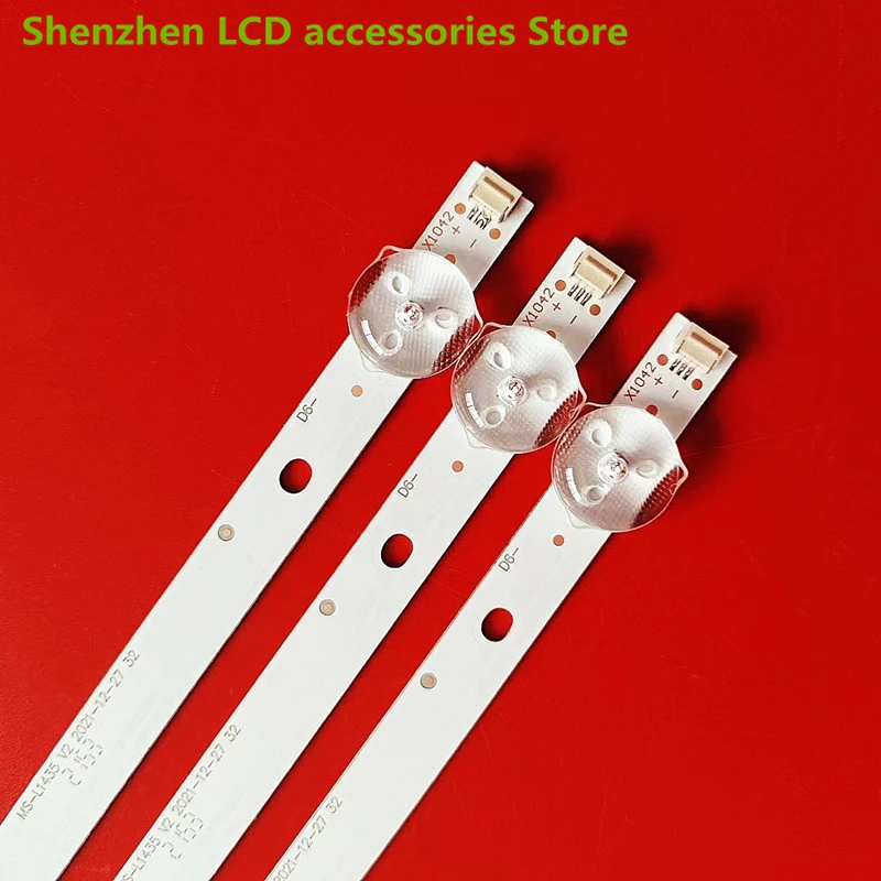 LED الخلفية ل JAV Jie Aiwei LED32HD590 350 LED قطاع MS-L1435 V2 HY-U320-01Y2835B06 v1 v2 61.5 سنتيمتر