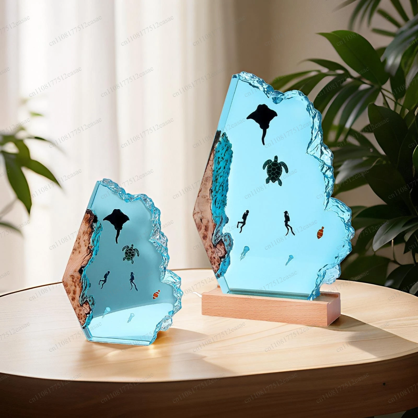 Micro-landscape decoration travel commemorative gift epoxy resin handicraft ornament large