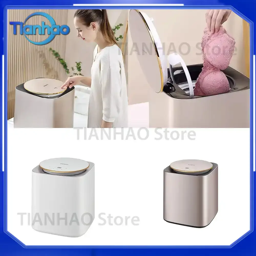 For DY-TX01H Small Washing Machine 1kg Desktop Automatic with High Temperature Sterilization and Cleaning for Underwear and