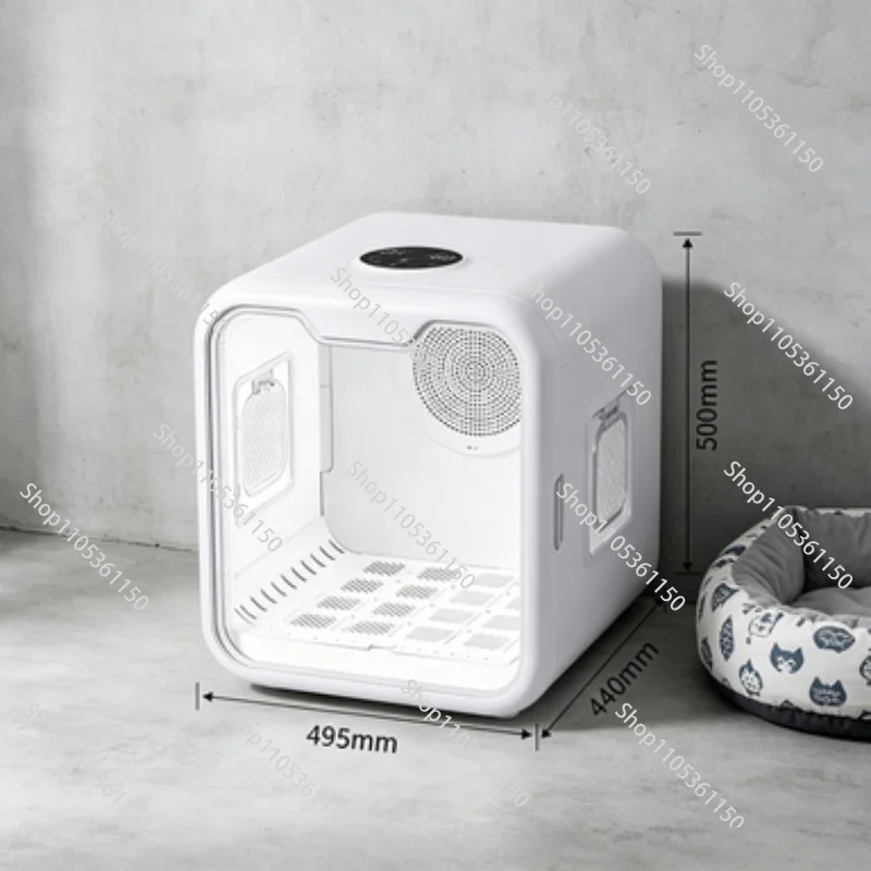 Pet Dryer, Cat Drying Box, Fully Automatic Household for Small Dogs, Bathing & Pet Hair Drying Box