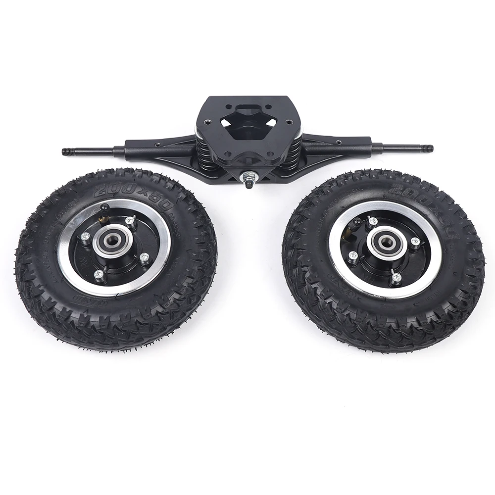 8-inch off-road wielen Elektrisch skateboardwiel Vervangingsbanden met beugel, antislippreventies