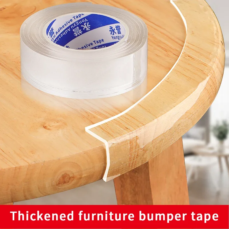 

Single sided nano tape transparent washable reusable waterproof tape kitchen and bathroom supplies tape