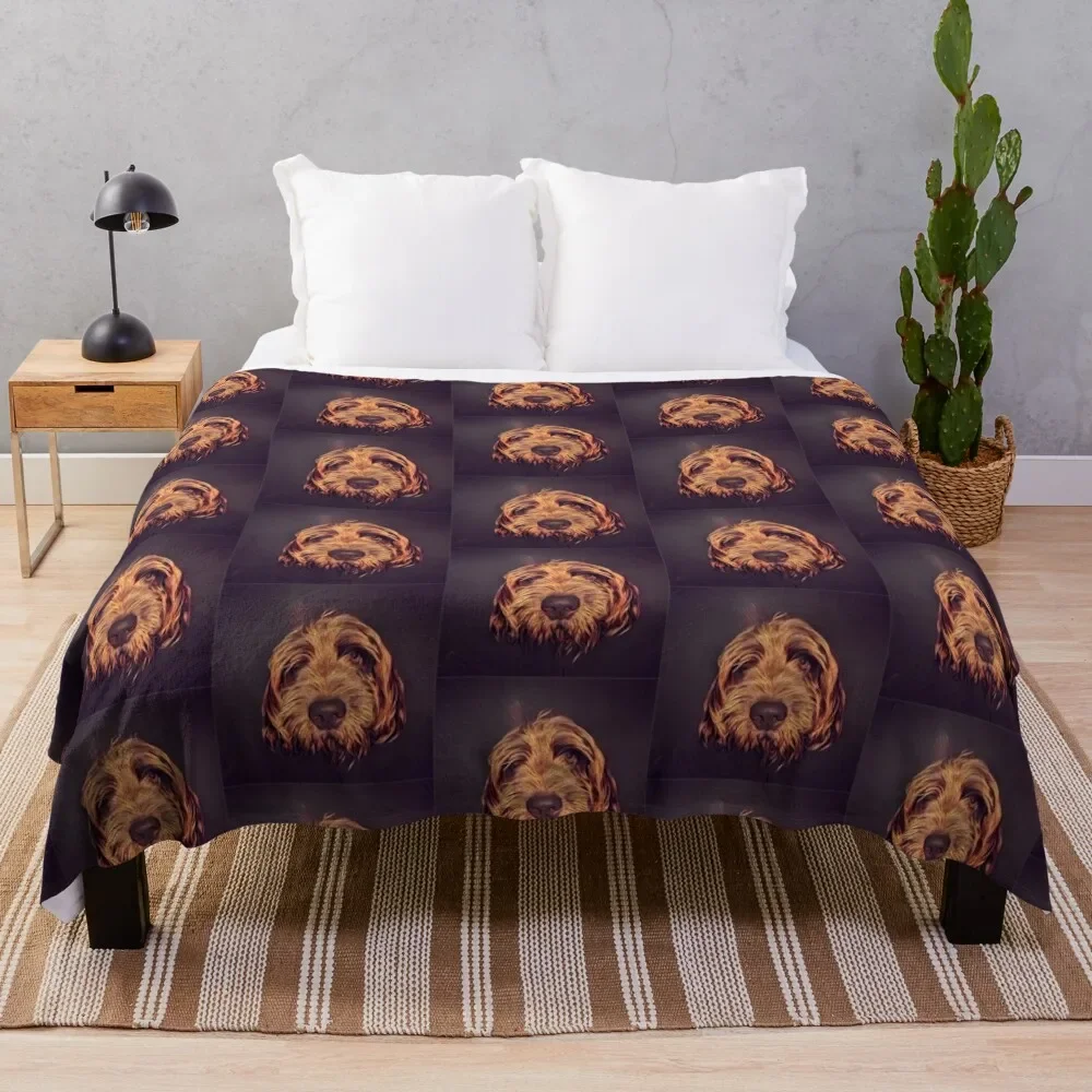 

Somethings on your mind Spinone by heidiannemorris Throw Blanket