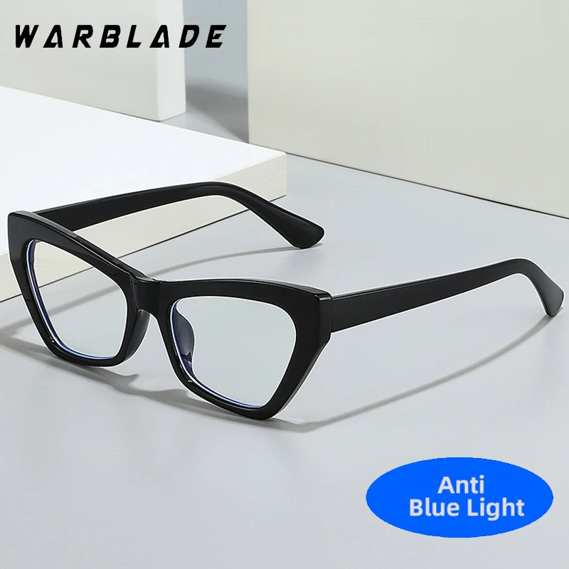 

Anti Blue Light Cat Eye Glasses Women 2025 New Luxury Small Frame Y2K Punk Eyeglasses Vintage Computer Goggles Gafas De Lectura