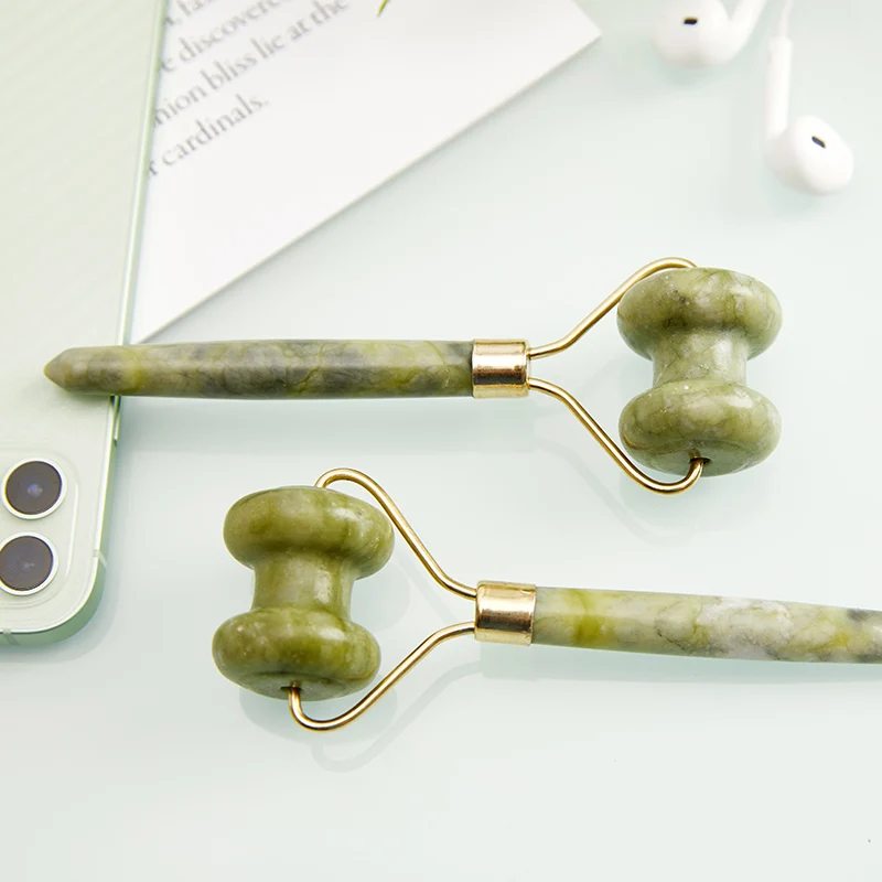 Roller Gua Sha Scraper Set Double-headed Jade Facial Massager Lifting Body Thin Neck Thin Lifting Tool Health and Beauty