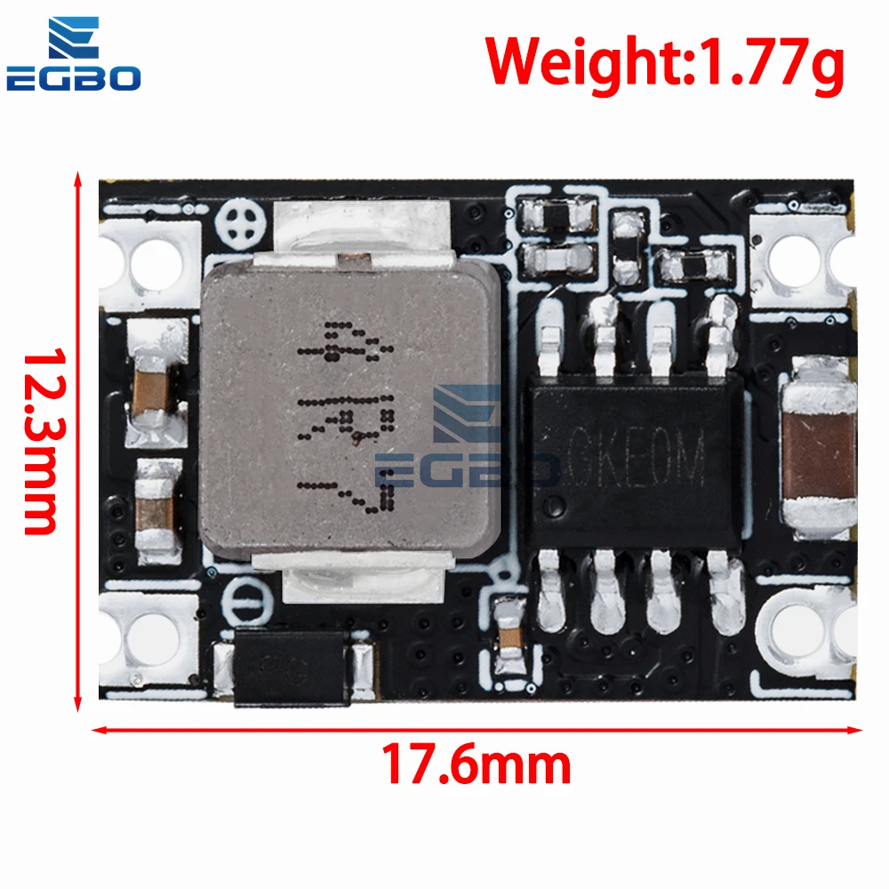 미니 DC-DC 벅 스텝 다운 컨버터 보드 모듈, 5V-30V-3.3V 5V DC 전압 조정기, PCB 보드 파워 벅 모듈, 3A