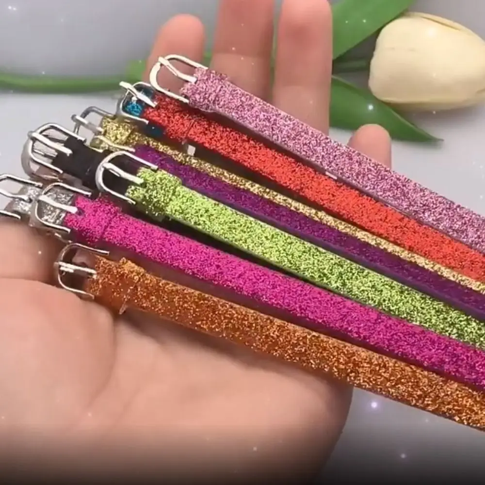 

5pcs New Super Mini Doll Waist Belts 8*210mm Artificial Leather Doll Bag Belt Kids Toys Toy Doll Collar 20cm Cotton Dolls
