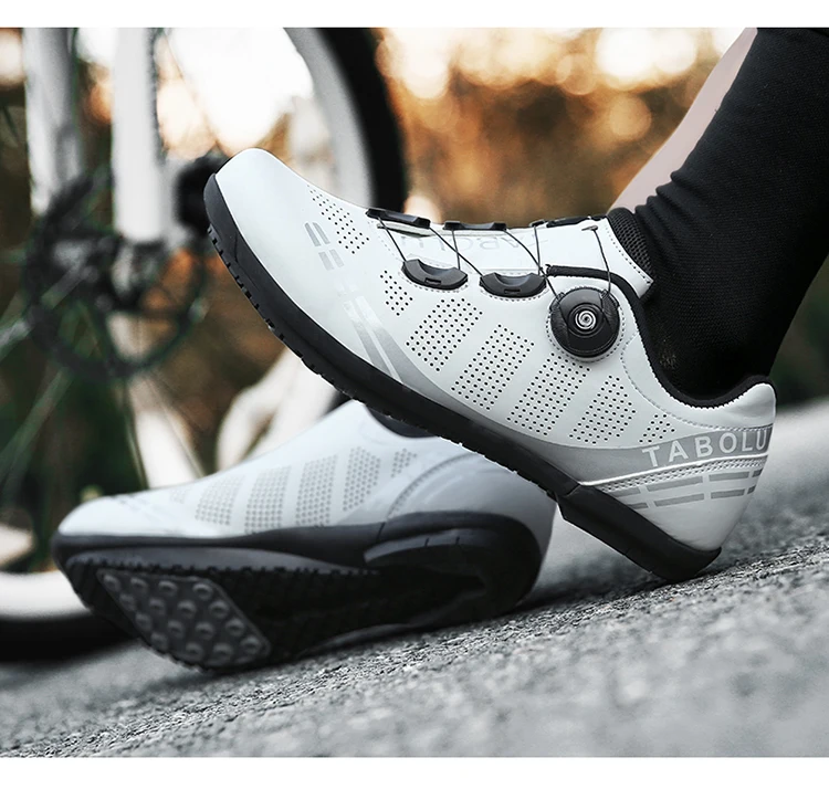 Unisex-Fahrradschuhe, atmungsaktive SPD-Rennradschuhe, professionelle MTB-Mountainbike-Schuhe, locklose Trainings-Fahrradschuhe – Detail 21