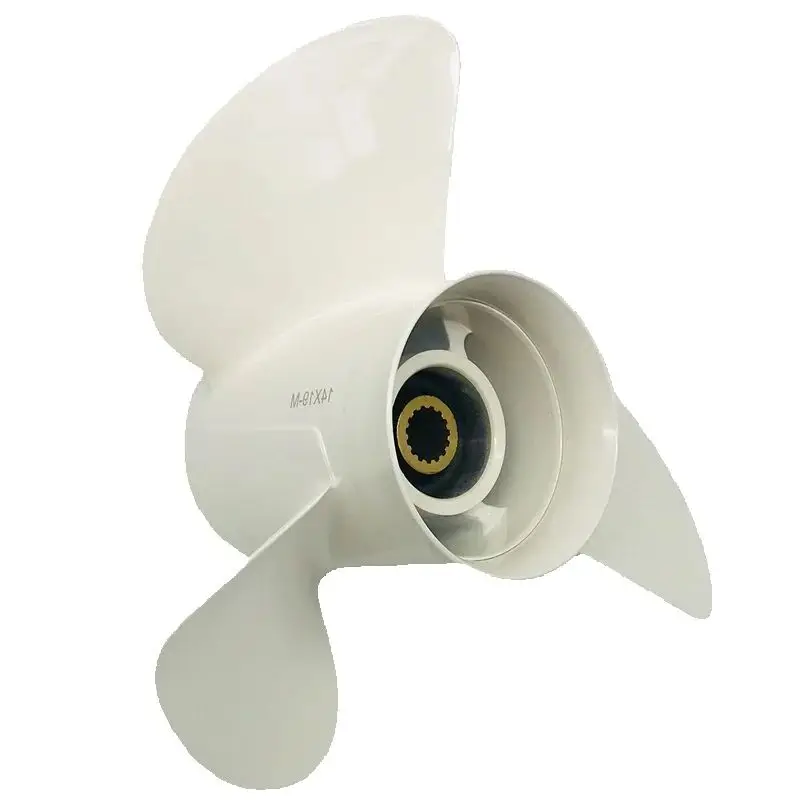 

Лодочный алюминиевый пропеллер 14 1/2x17 для подвесного мотора Yamaha 150-300HP, 15-зубчатый шлицевой двигатель, часть