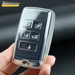 Zachte TPU Auto Afstandsbediening Sleutel Case Cover Shell Fob Voor Land Rover Range Rover Evoque Discovery Sport Velar Voor Jaguar XE E-PACE XF