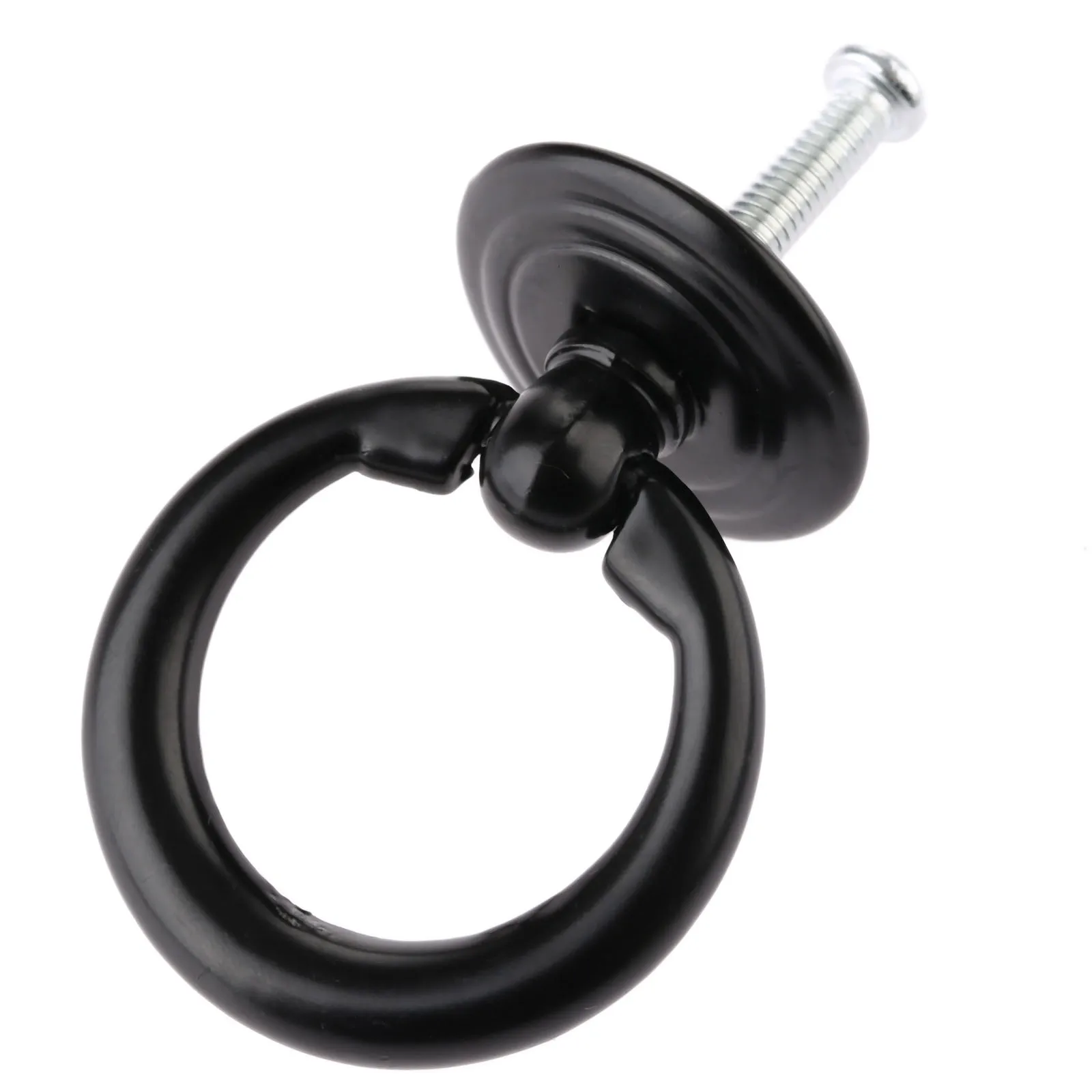 

1Pc Black Drawer Knob Retro Zinc Alloy Door,Cabinet,box Wardrobe Handle 45*34 Mm Furniture Hardware Accessories with Screws