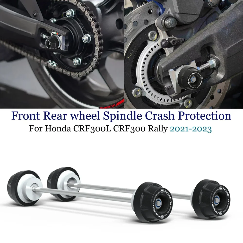

Защитные слайдеры передней и задней оси вилки мотоцикла для Honda CRF300L CRF300L CRF300 L Rally 2021 2022 2023, защита колес