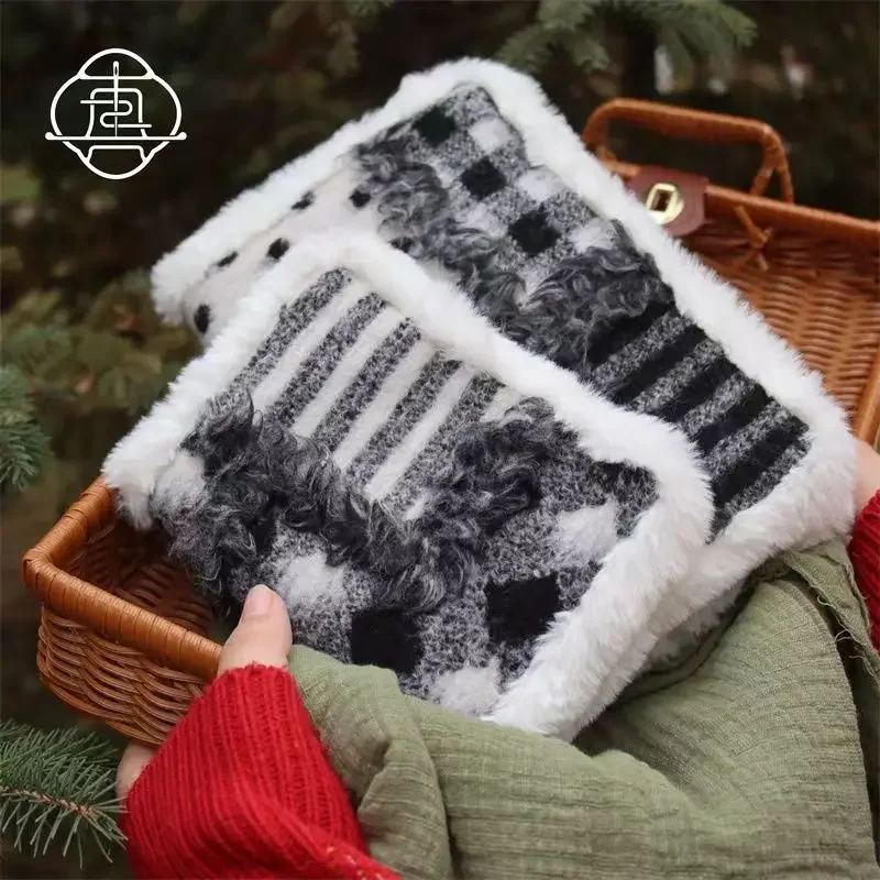 【Christmas Snow】Original Handmade A5 A6 Notebook Covers Protector Book Sleeve Crafted Fabric Products Diary Cover,in Stock