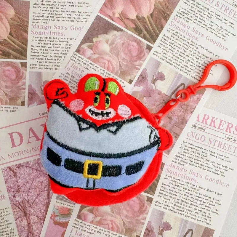 アニメスポンジボボイスクエアパンツぬいぐるみコインケースミニ収納キーホルダー新スタイル創造性かわいいキュートニッチおしゃれ