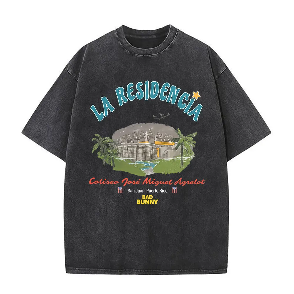 غسلها خمر باد الأرنب DTMF ميرش هيليكونيا تي شيرت ديبي تيارار ماس Fotos تي شيرت الرجال موضة الهيب هوب المتضخم تي شيرت #2