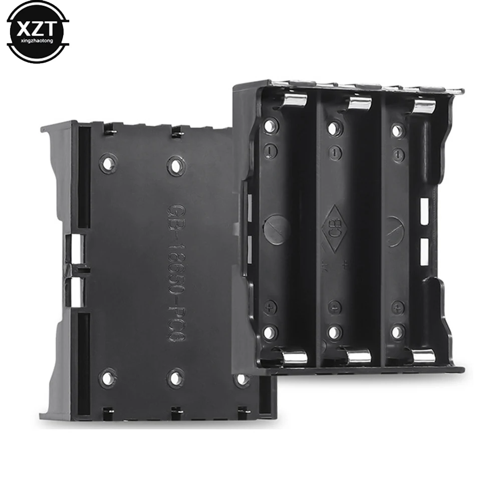 هارد شل 18650 بطارية ليثيوم علبة بطارية عالية الجودة 1 2 3 4 فتحات الحاويات مع دبوس الصلب صندوق حامل بطارية الليثيوم حاوية