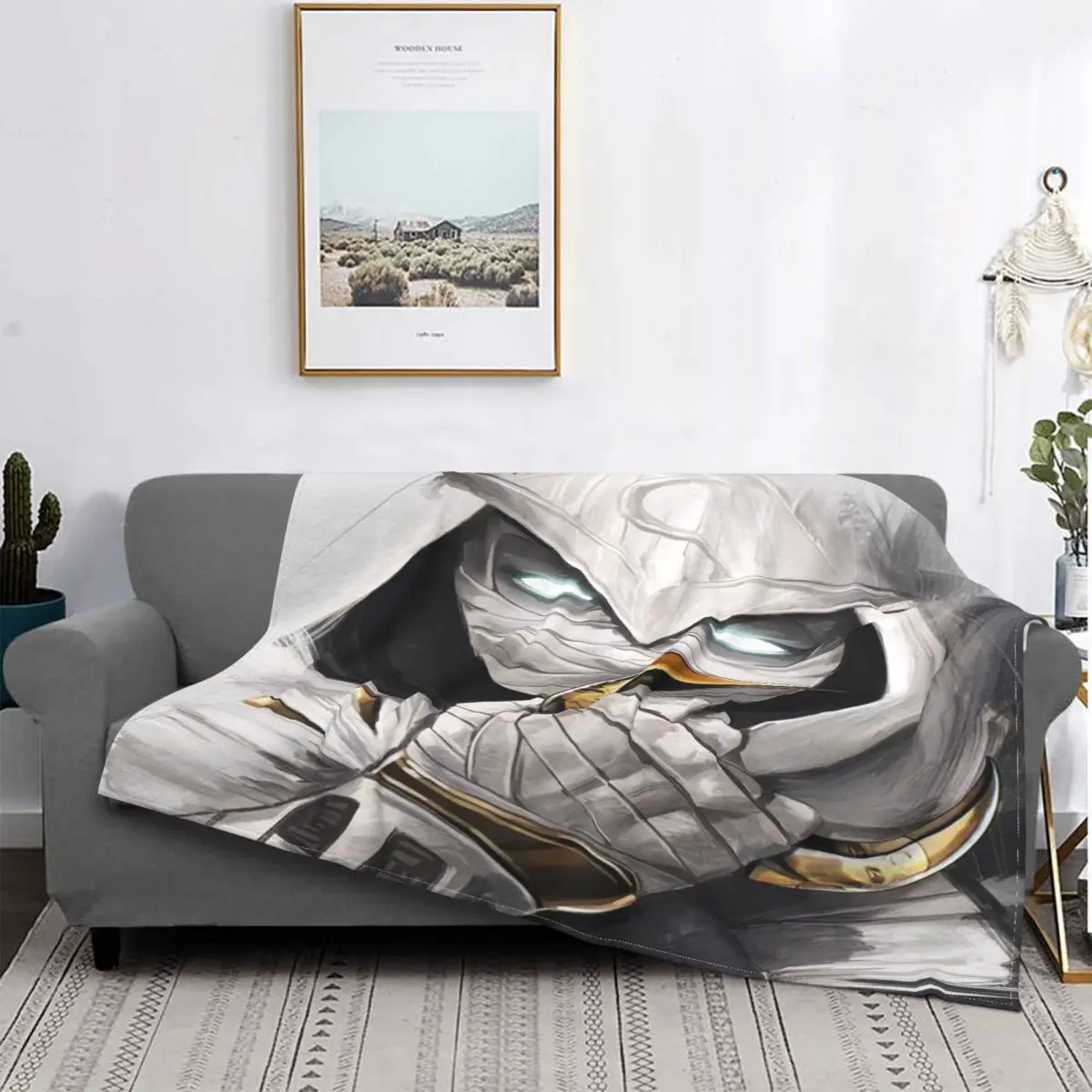 Manta de microforro polar ultrasuave Mr Knight Moon Knight, Mr Knight 2024 An