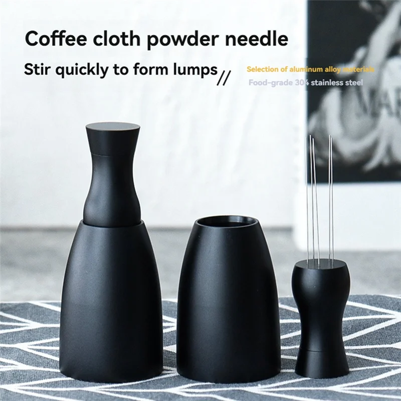 DONQ-إسبرسو اكسسوارات القهوة مسحوق الموزع القهوة النمام WDT أداة اليد النمام مع قاعدة لمطابخ المقهى