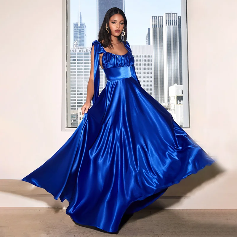 

Illusion Strapless A-Line Evening Dresses Spaghetti Straps Sleeveless Floor-Length Prom Dresses Vestidos De Noiva