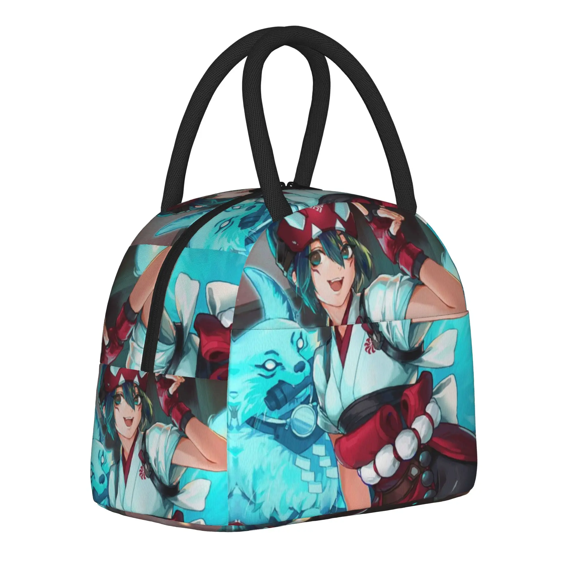 Overwatch Video Game Thermal Insulated Lunch Bag for Work  Portable Food Container Bags Men Women Thermal Cooler Lunch Box