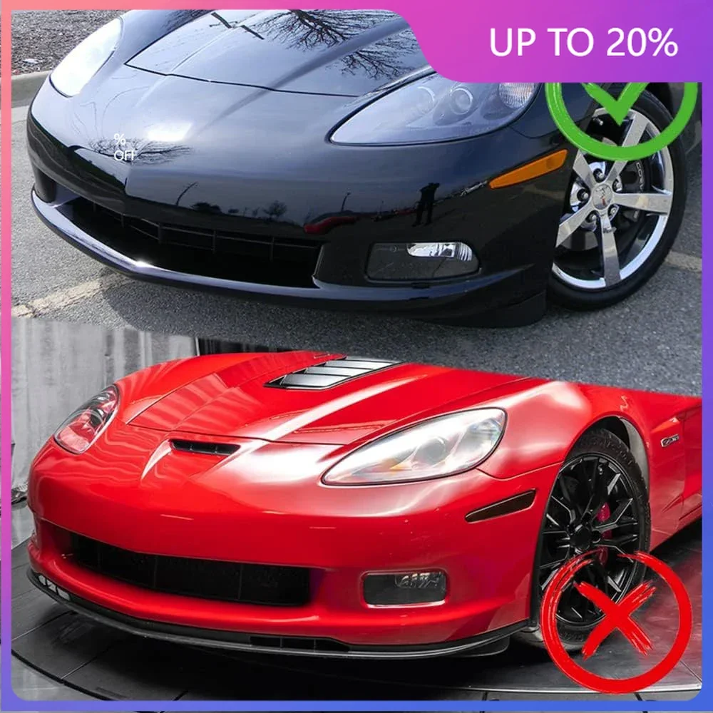 Nuevo para Chevrolet C6 Corvette Base 2005-2013 Chevy coche parachoques delantero labio alerón divisor cuerpo Kit accesorios ABS fibra de carbono S