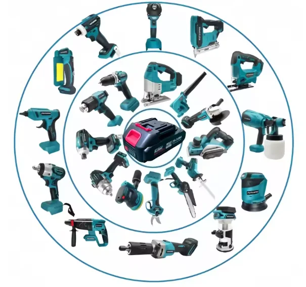 for Makita 21V rechargeable battery 3.0Ah lithium-ion battery, suitable for series electric tool high-pressure water gun EU/plug