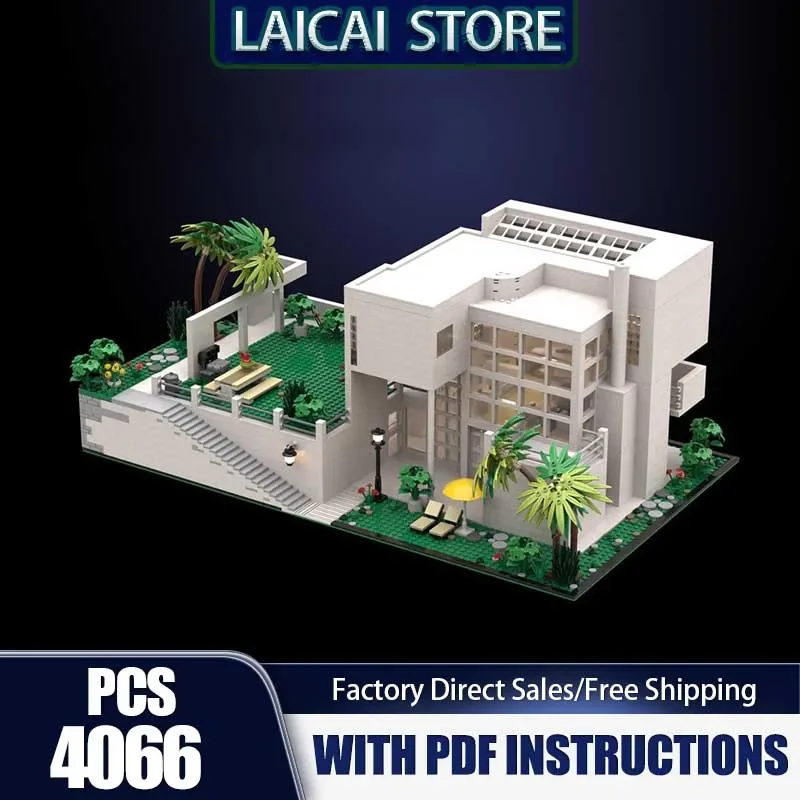 

Moc Building Blocks Former Residence Model Technology Bricks City Building Model Holiday Gift DIY Assembly Construstion Toys
