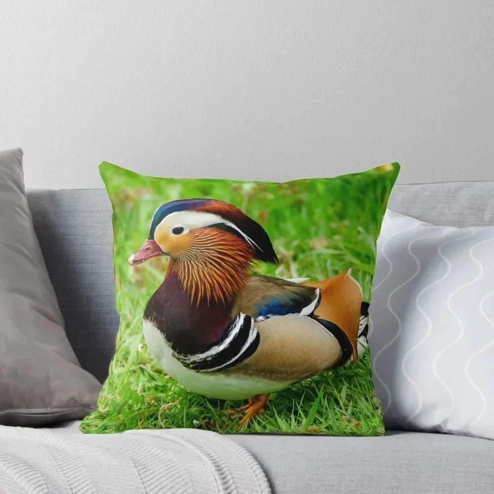 

Multi Colored Mandarin Duck Throw Pillow Luxury Pillow Cover Cushions For Sofa Christmas Pillow Cases