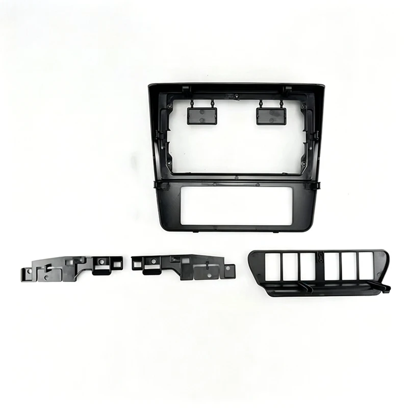 Super Sale 9 Inch Car Radio Fascia for Audi A4 B5 1994-2001 Android Stereo Frame 2 Din Head Unit Panel, AT AC