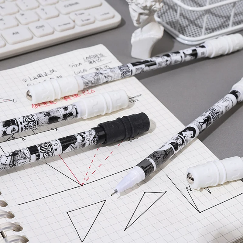 1 ชิ้นตลกปั่นปากกาเล่นเกมสําหรับเด็กไม่ลื่นเคล็ดลับกลิ้งเขียนปากกาเจล