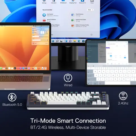8 best sales Trådlöst Redragon-tangentbord - №1