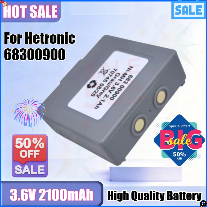 3.6V 2.1Ah New for Hetronic 68300900 Pump Truck Overhead Crane for Koda Wet Spray Machine for Hyde Remote Control Battery