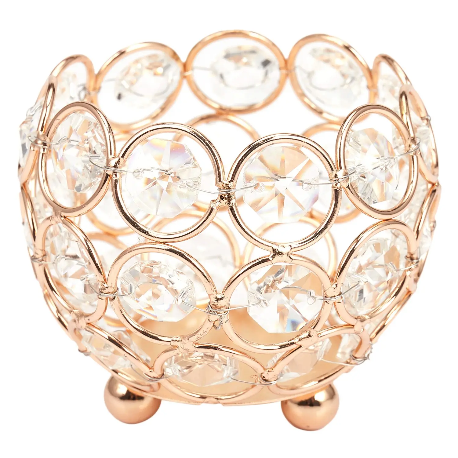 L65A-Candle Holders Gold Crystal Candlestick Candle Lantern Candelabra Home Decoration Wedding Party Pencil Container