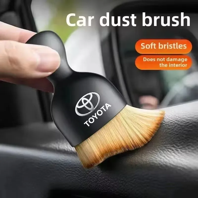 NEW Car Interior Tool AC Outlet Cleaning Soft Brush For Toyota RAV4 Corolla Camry Frontier Supra C-HR Hilux Wildlander Tacoma